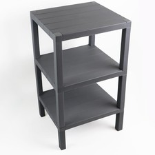 Side Table Coffee Table Bedside Bedroom Office Small Corner Table Black White