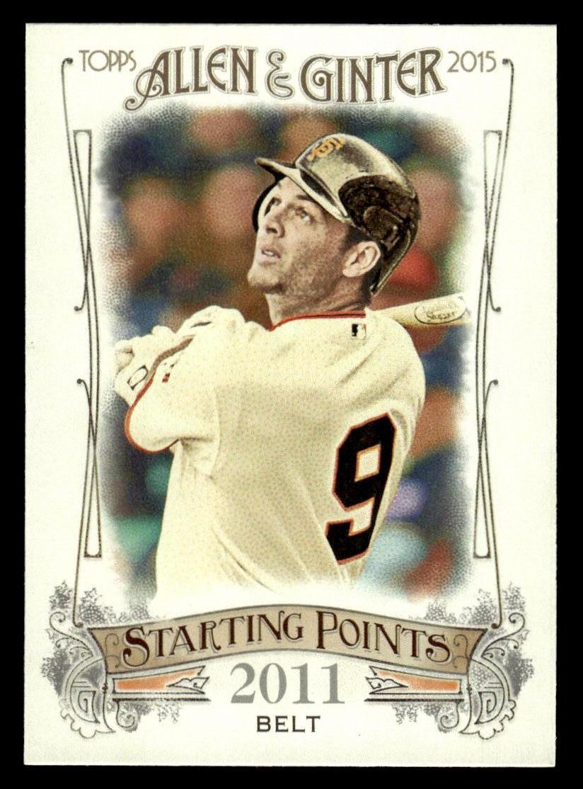 2015 Topps Allen & Ginter #SP-73 Brandon Belt Starting Points card