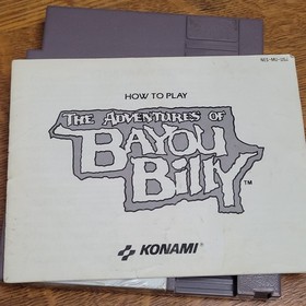 Adventures of Bayou Billy - Loose w/Manual - Acceptable - NES