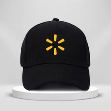 Walmart Old Logo Printed Hat 5-Panel Baseball Cap Adjustable