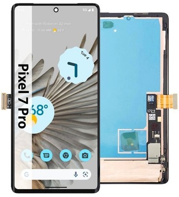 OLED HD display für Google Pixel 7 Pro mit Fingerprint + Rahmen