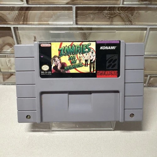 Zombies Ate My Neighbors Super Nintendo SNES Authentic Nice Label Rare