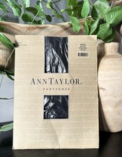 Vintage Ann Taylor Pantyhose Size Small A Bla...