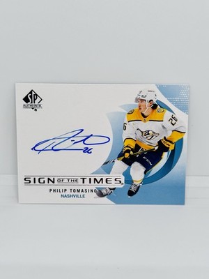 2024-25 SP Authentic PHILIP TOMASINO Sign Of The Times Auto Nashville #SOTT-PT