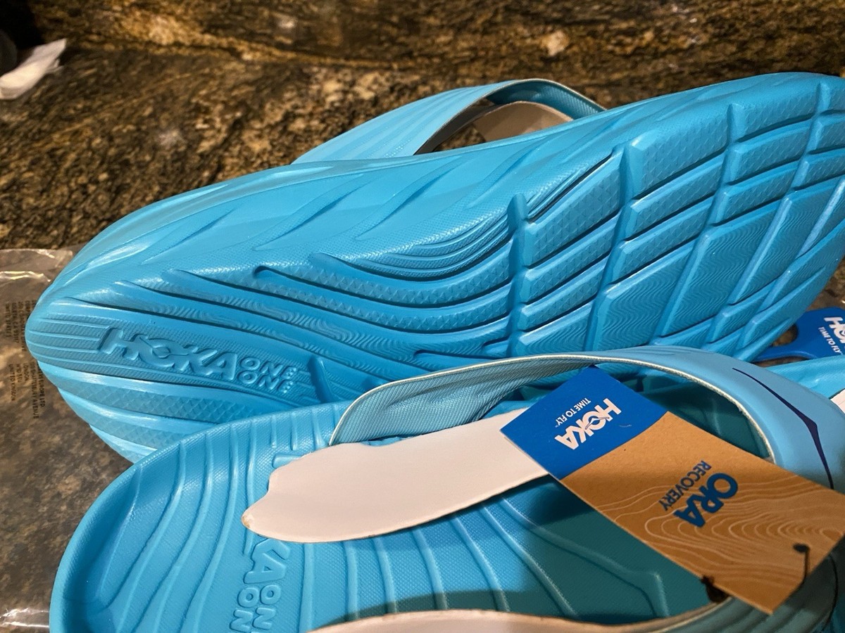 NEW Mens Hoka Ora Recovery Flip Flop Sandals Size 11 shoes na