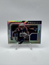 2021 Prizm Silver Premier Patch Rhamondre Stevenson Rookie 