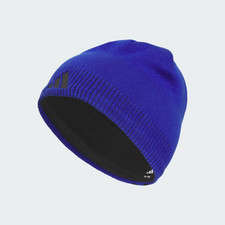adidas Creator Beanie Men Blue for Cold Weather Workout Moisture Absorbing NEW