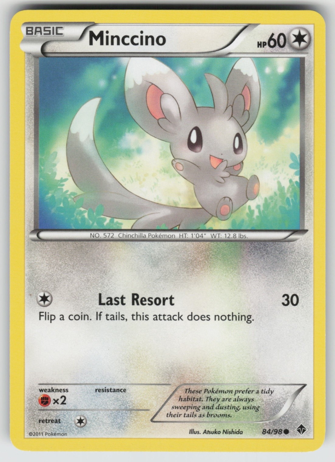 Minccino Common Emerging Powers 84/98 Pokemon