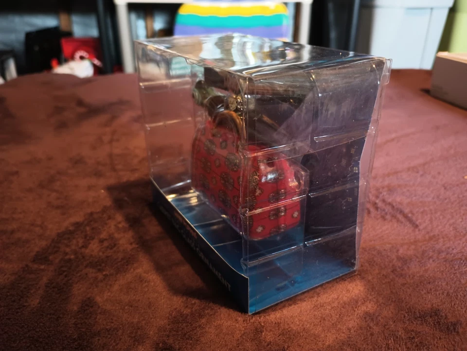 Disney Mary Poppins Carpet Bag Umbrella Glass Xmas Ornament New in Box - Image 3 of 4