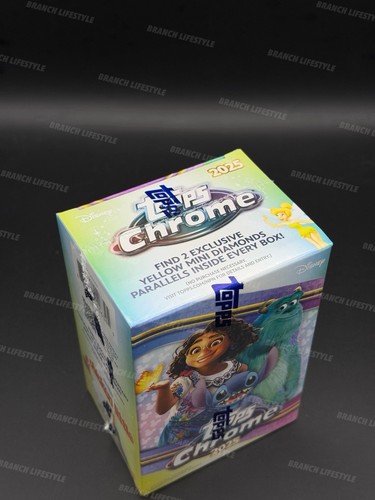 SEALED 2025 Topps Chrome Disney Blaster Box In Hand - Bild 5 von 5