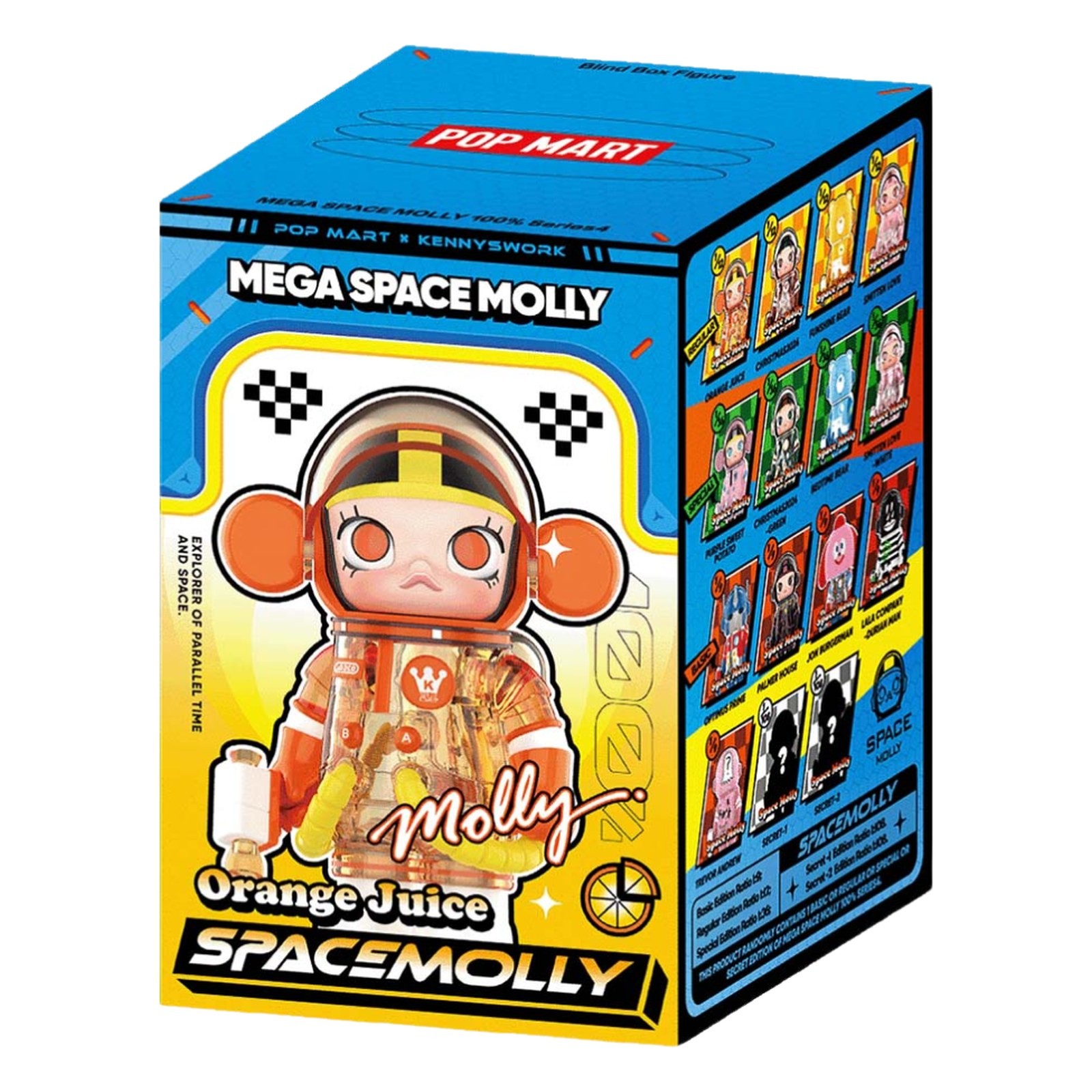 Pop Mart Mega Space Molly 100% Series4 Sealed Case (1 Blind Box) Figure