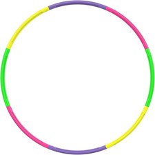 32 Inch Kids Exercise Hoop,8-Piece Detachable Adjustable Weight Fitness Toy for