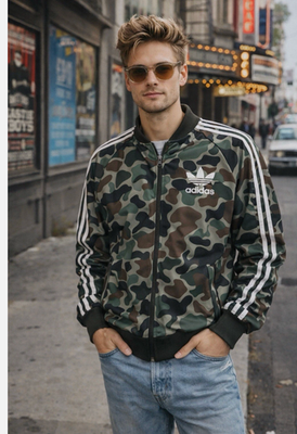 Adidas Originals Track Jacket Mens M Camo Full Zip 3 Stripe Trefoil Superstar | eBay Adidas Originals Track Jacket Mens M Camo Full Zip 3 Stripe Trefoil Superstar | eBay