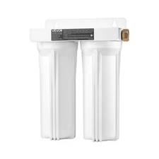 RV Water Filtration System, 2-Cartridge Water Filter System for Campers, Remove