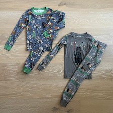 Hanna Andersson Star Wars 2 Pair Christmas Holiday Pajamas sz 6/7