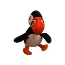Icelandair Airlines Mascot Puffin Mini Plush 4" Stuffed Animal, Flight Airplane