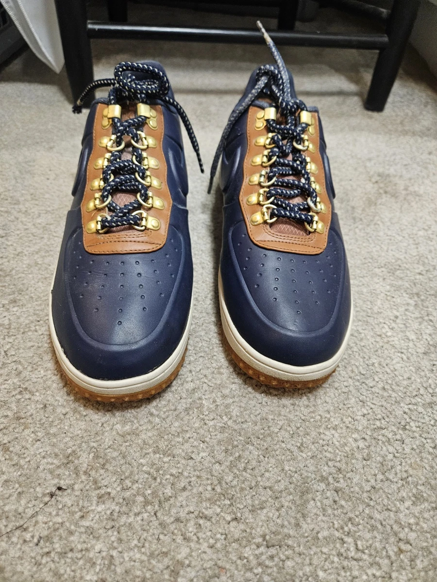 Nike Lunar Force 1 Duckboot Low Obsidian Saddle Brown for  display picture 1