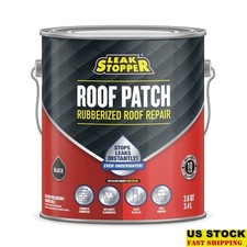Leak Stopper Rubberized Roof Patch Leak Repair Waterproof Flexible Cement 1 Gal