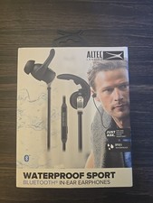 Altec Lansing Sport Waterproof Bluetooth Earphones New In Box Black White Blue