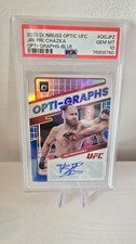2022 Panini Donruss Optic UFC Jiri Prochazka /25 Blue Opti-Graphs PSA 10