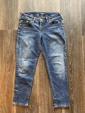 Silver Jeans Suki Skinny Crop Mid Rise Blue Jeans Women's W31/L25