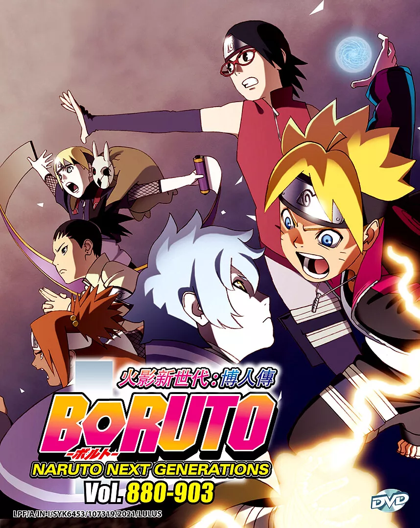 Boruto: Naruto Next Generations DVD Vol. 880 - 903 - (BOX 32)