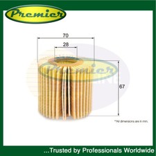 Filtro olio Premier si adatta a Toyota Yaris Auris RAV4 Lexus RX NX Is C + altri modelli