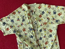 Vintage Youth Large Child s Green Dogs Kites Hospital Gown Shirt