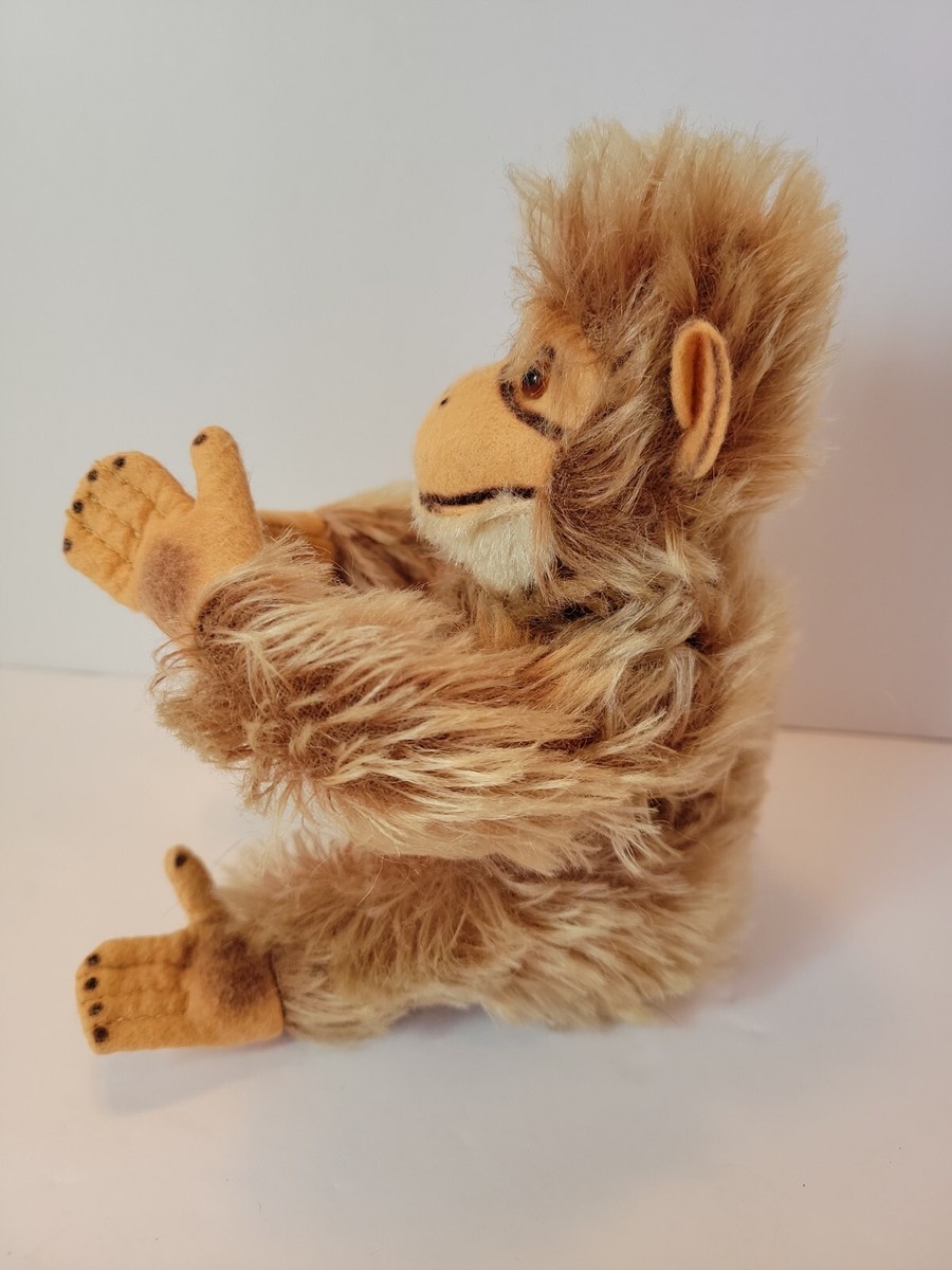 Vintage Mohair Monkey Chimpanzee Articulated Unbranded 8.5 Inches