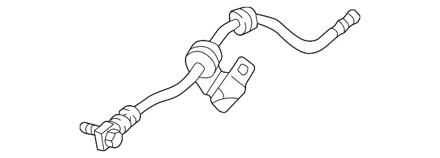 Mercedes-Benz M-Class W163 Front Right Brake Hydraulic Hose A1634202148 - Image 2 of 4