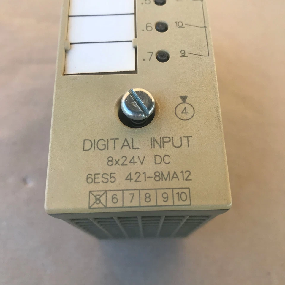 SIEMENS 6ES5 421-8MA12 DIGITAL INPUT MODULE SIMATIC S5 6ES54218MA12 - Image 4 of 4