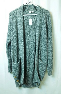 long thick knitted cardigan