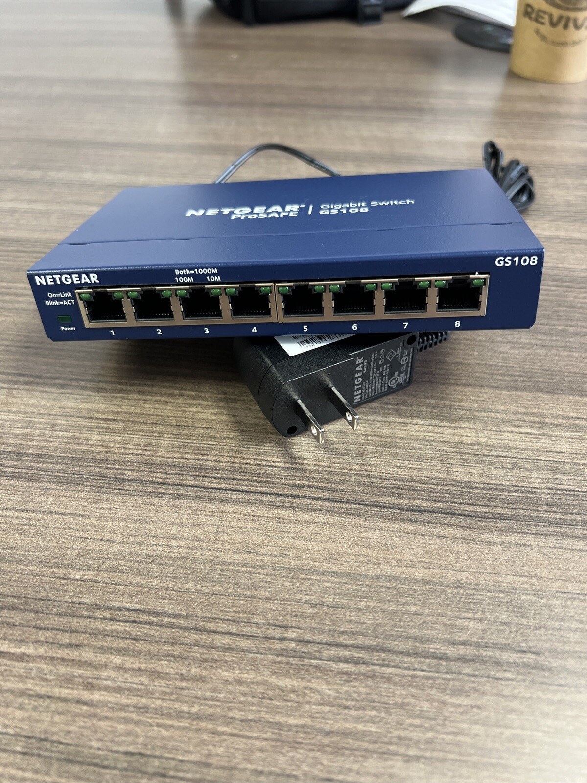 ジャンク品】NETGEAR prosafe スイッチングハブ 8ポート