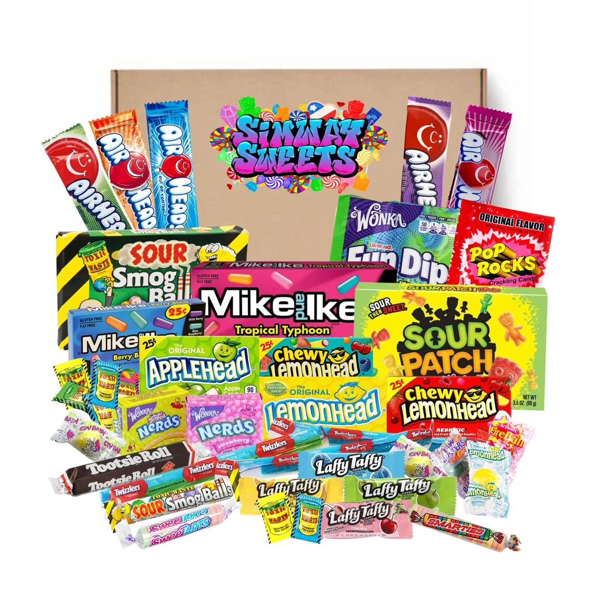 American Sweets Box USA Candy Gift Hamper Personalised Treats