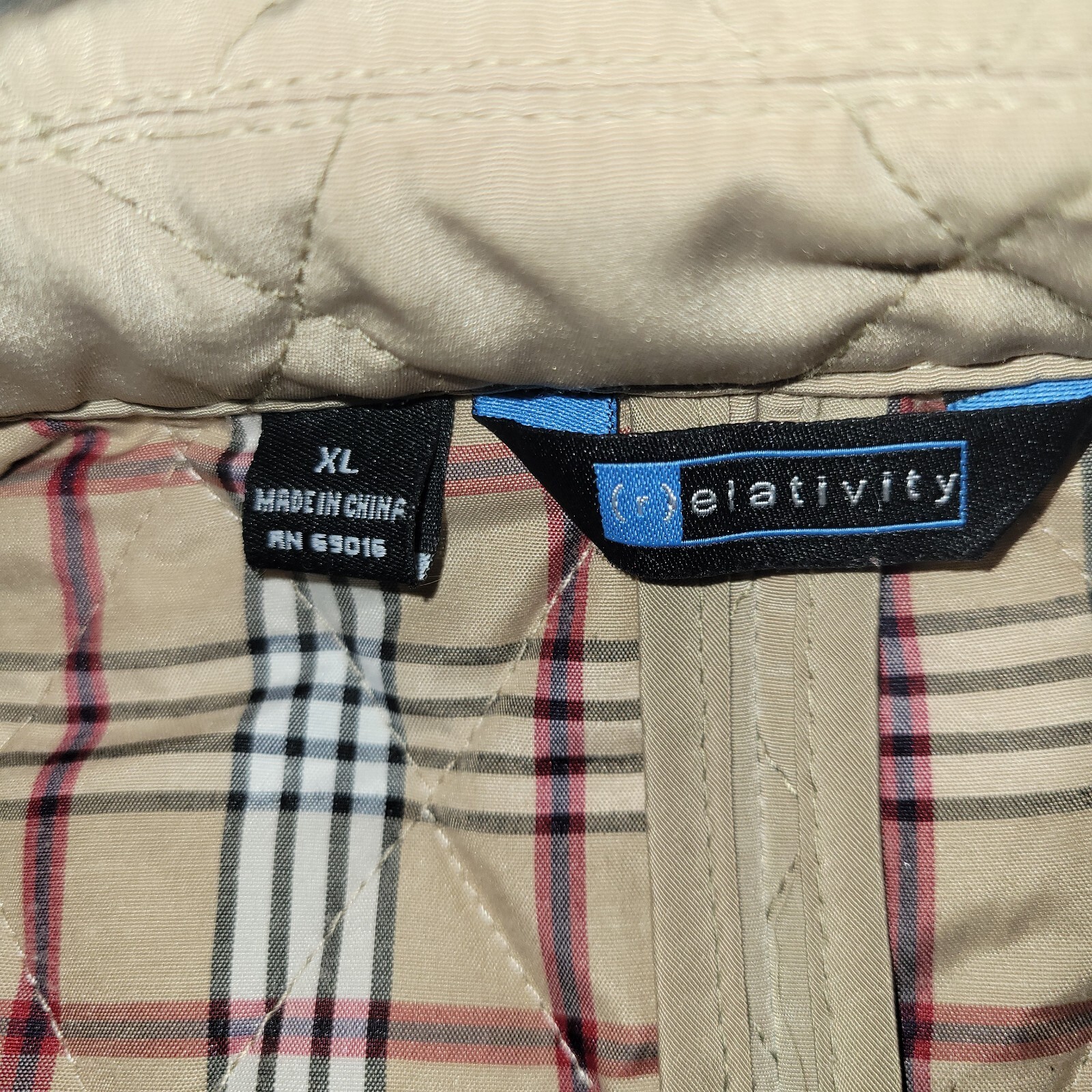 Relativity beige Solid Coat/Size XL - image 7