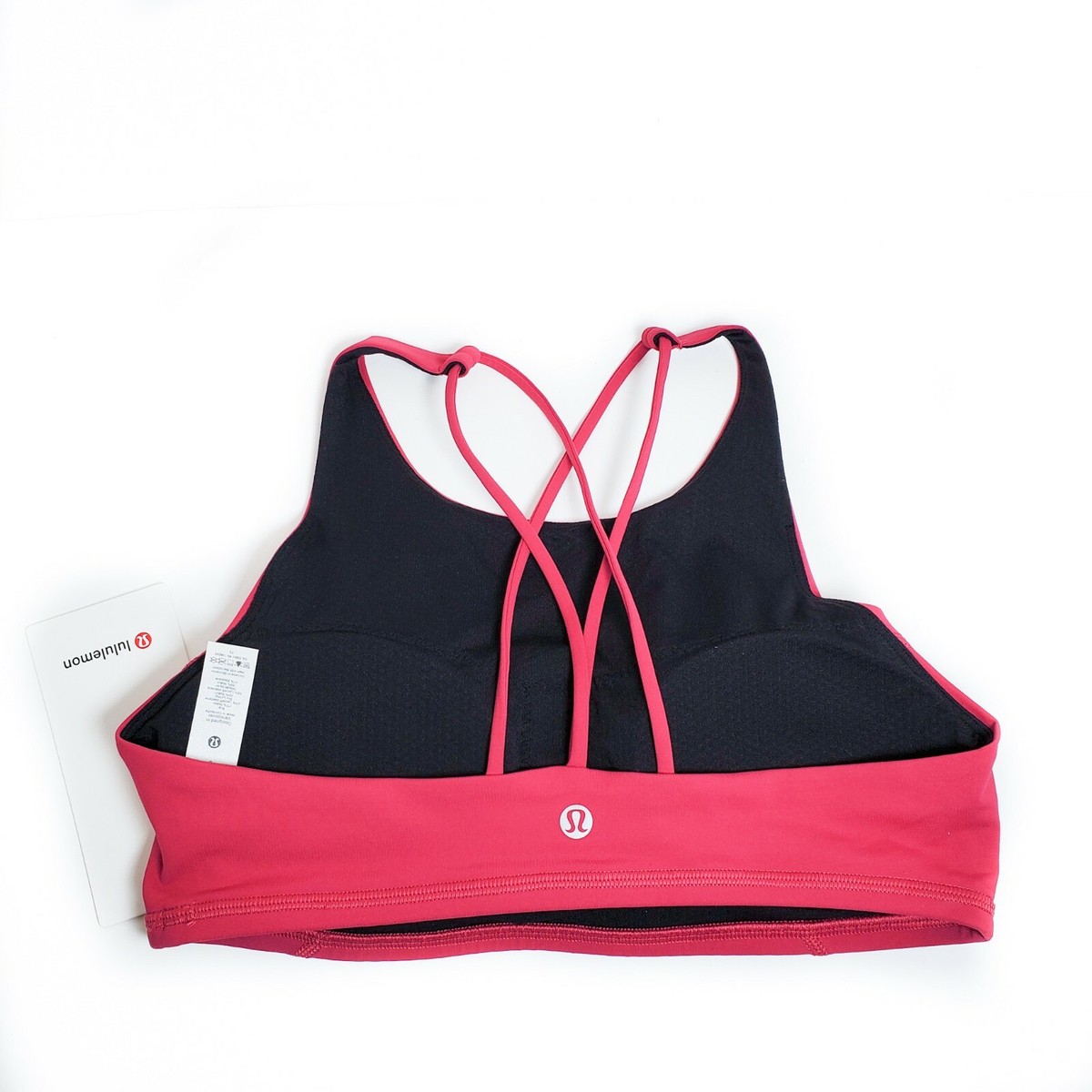 Lululemon Free To Be Bra High Neck Violet Red 6 8 10 | eBay