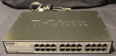 D-Link  DGS (DGS-1024D) 24-Ports External Switch Working With Power Cord