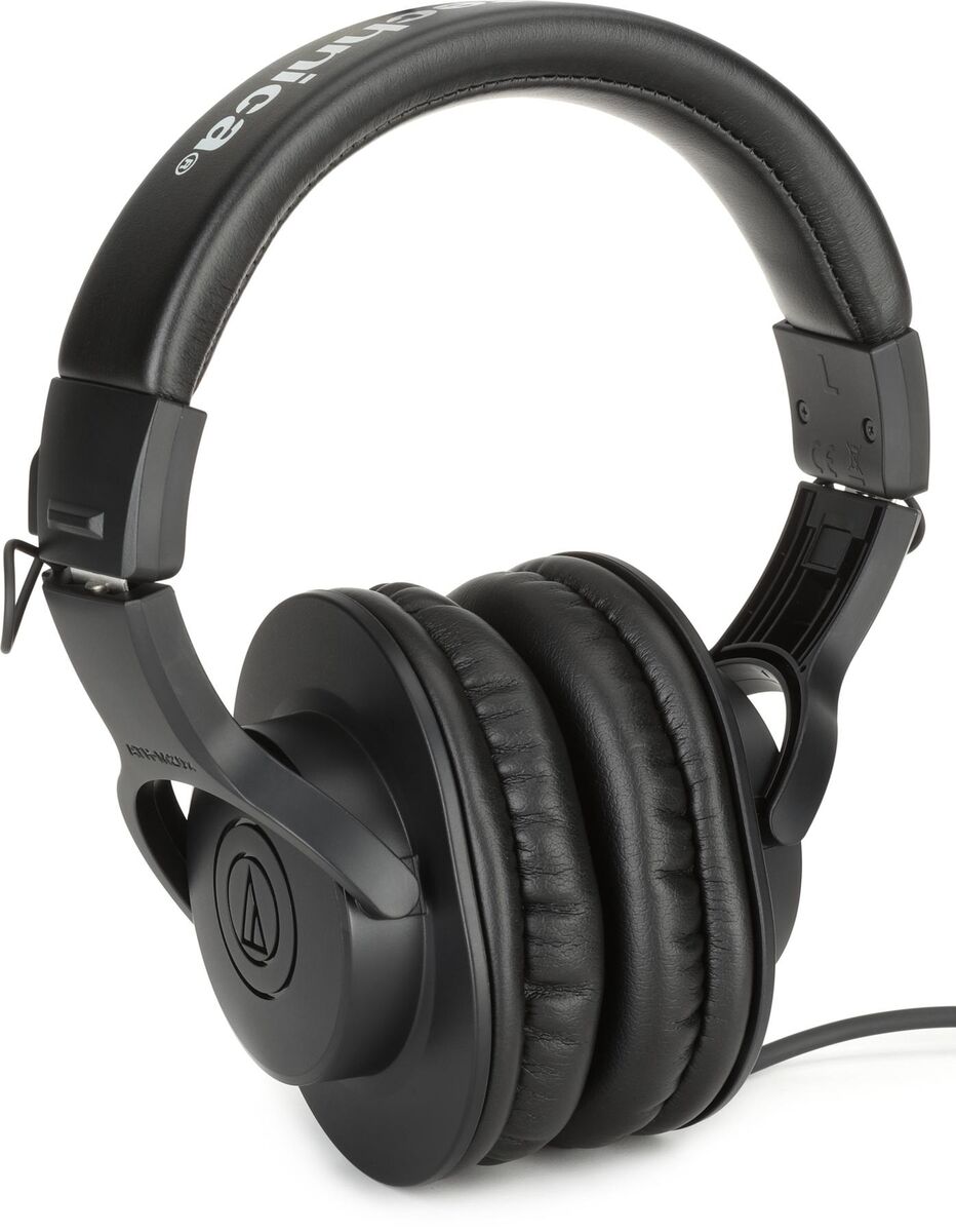 Audio-Technica ATH-M20X On-Ear Studio Headphones - Black for Audio-Technica ATH-M20X On-Ear Studio Headphones - Black for