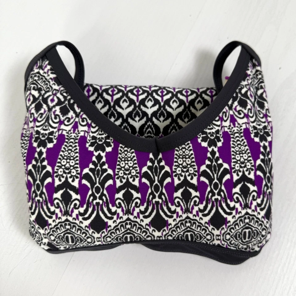 Athleta Shorebreak Swim Dress Womens Sz S Purple Bombay Racerback Activewear - Image 3 of 4