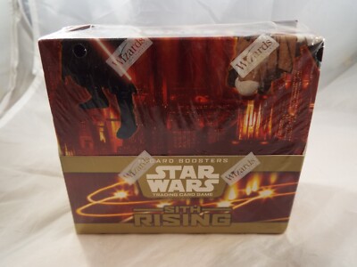 STAR WARS TCG SITH RISING KOMPLETT SEALED BOX MIT 36 BOOSTER