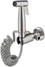 Handheld Bidet Sprayer for Toilet Brushed Nickel Cloth Diaper Sprayer