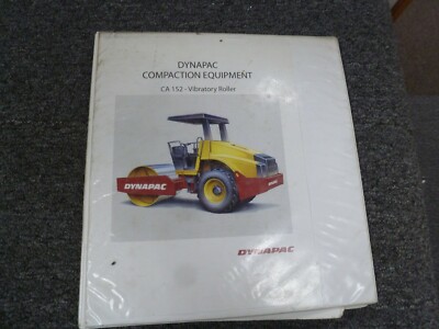 Dynapac CA152 Vibratory Compactor Smooth Drum Roller Parts Catalog Manual