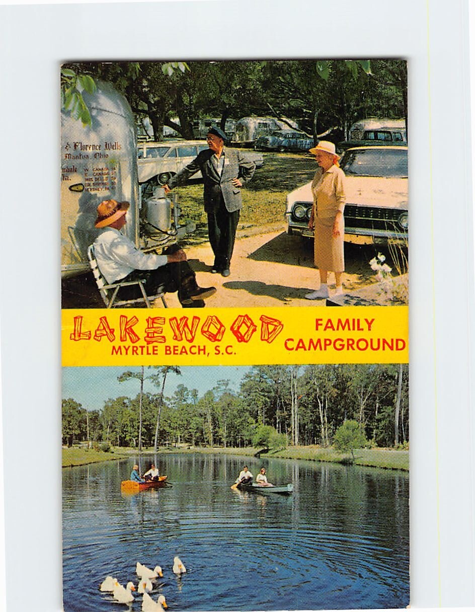 Postcard Lakewood Family Campground Myrtle Beach South Carolina USA