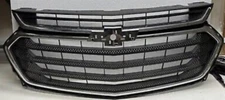 Fits 2018-2021 Chevy Traverse Upper Stainless Steel Black Mesh Grille Insert