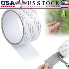 Window Screen Repair Patch Adhesive Fiberglass Mesh Hole Repair Tape 5 200cm US