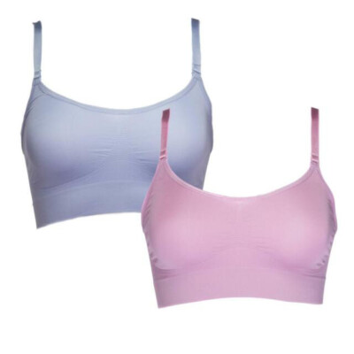Rhonda Shear Multi-Wear Bra 2-pack Blue/Lavender 612-647 , Size 1X
