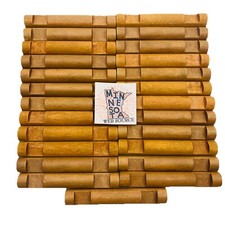 25 Vtg Lincoln Logs Light Brown 2 Notch Round 4-5/8