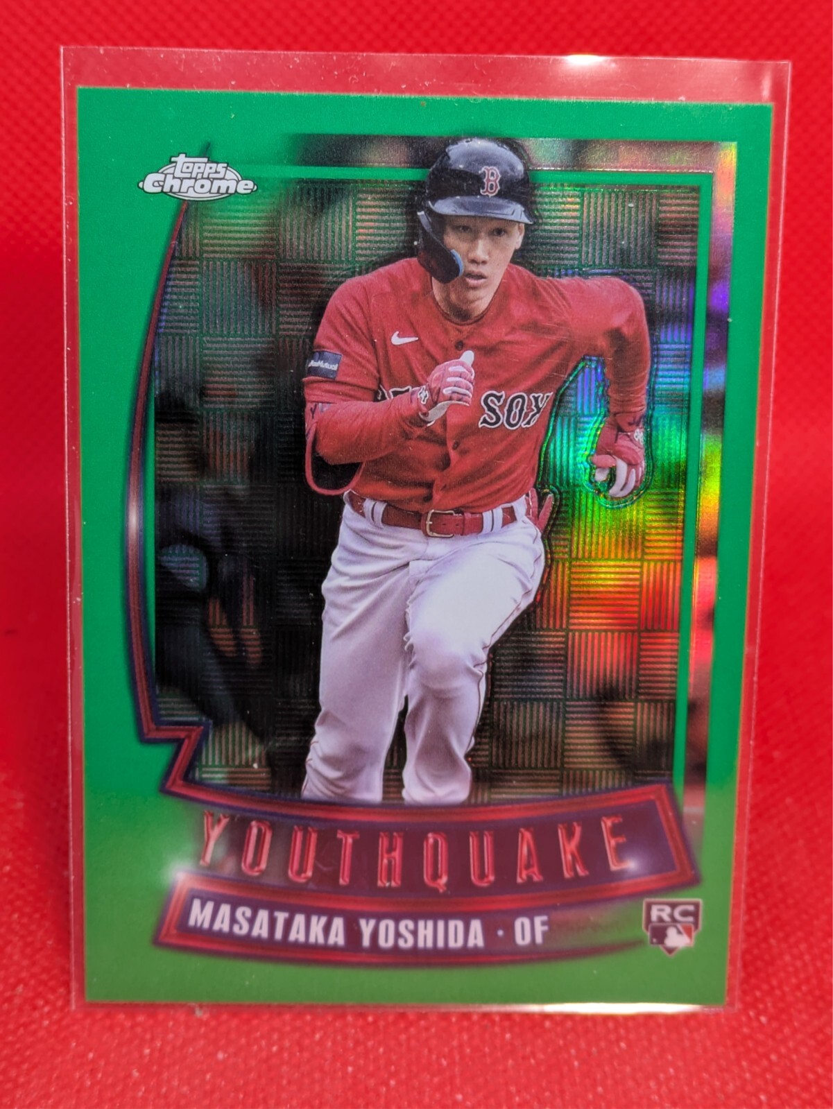 2023 Topps Chrome Update Youthquake Green Refractor YQ-54 Masataka Yoshida 35/99