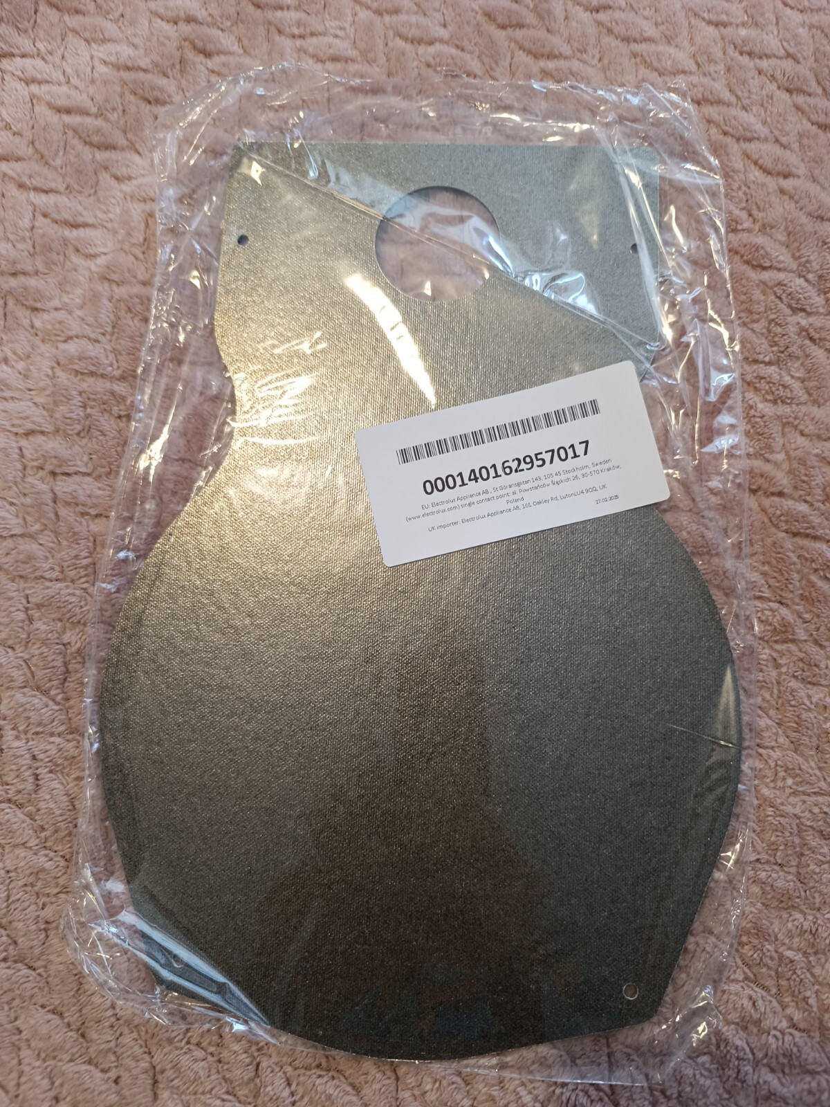 Genuine AEG/Electrolux Oven Microwave Waveguide Cover  140162957017