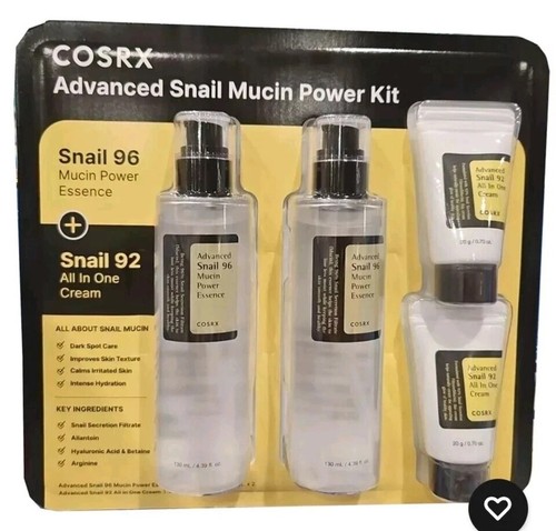COSRX Advanced Snail96 Mucin essence + snail92 All in one cream Korean Power Kit - Picture 2 of 3